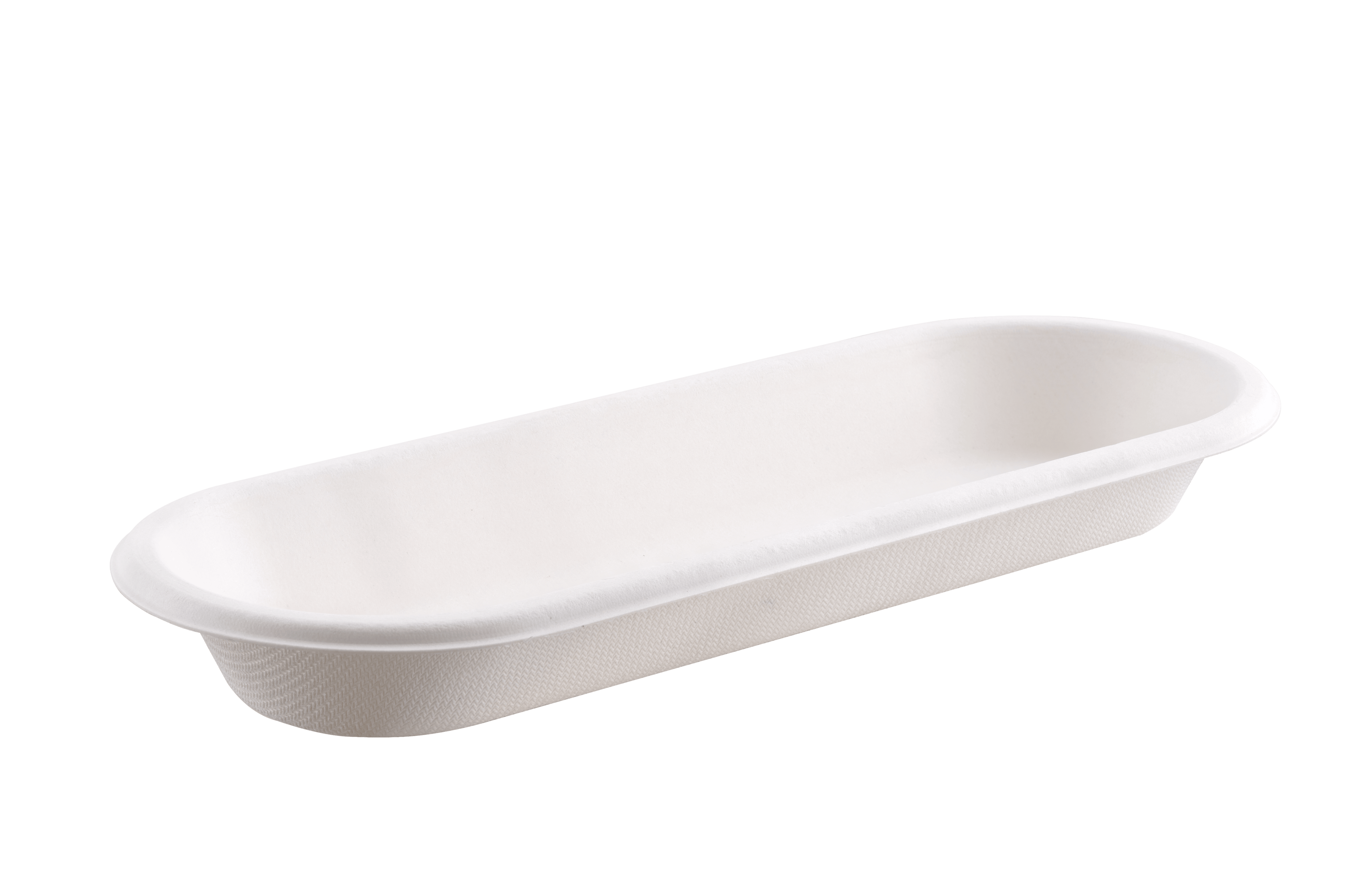 Oval Bagasse Tray (230 Ml)
