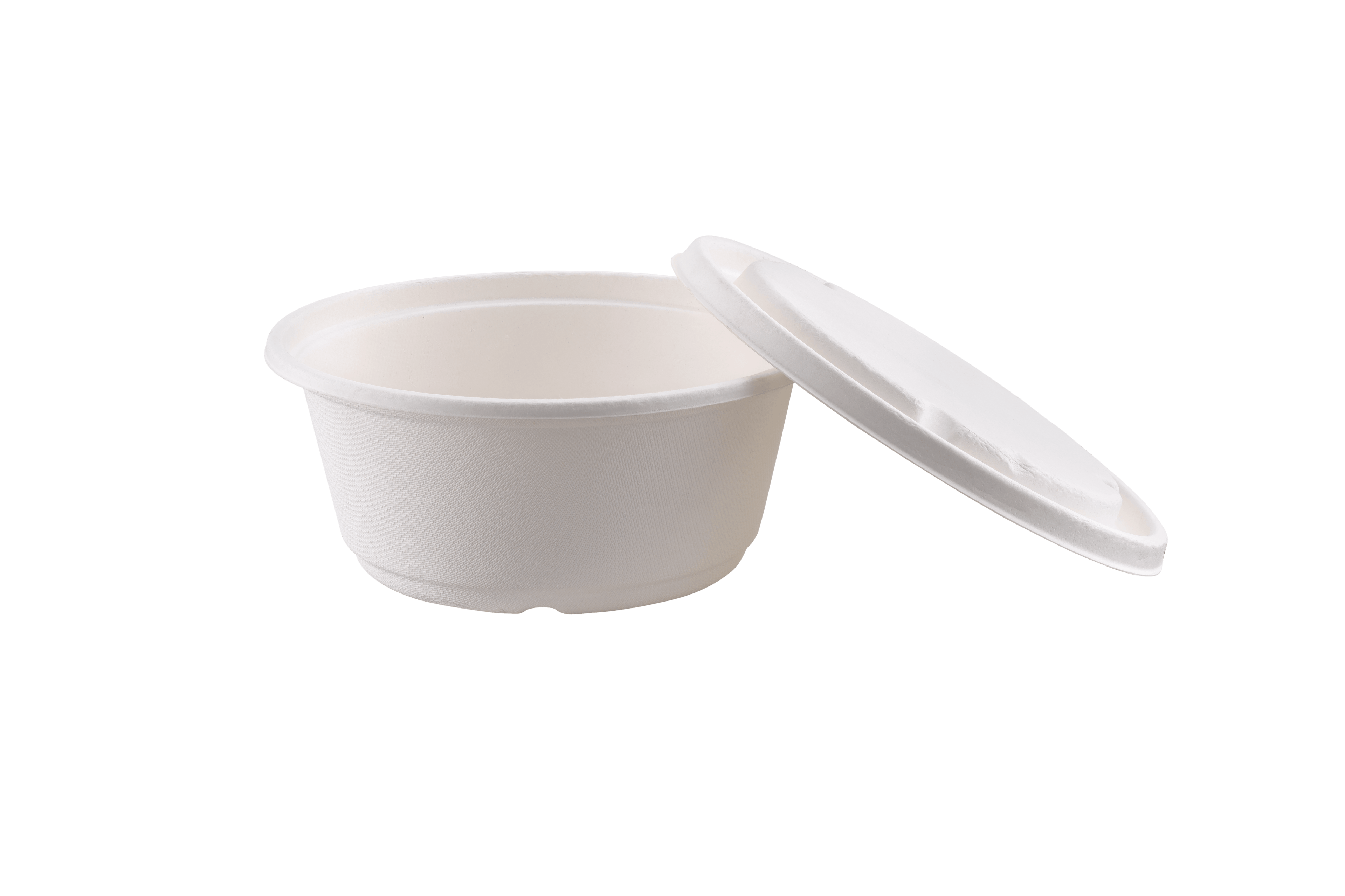 750 Ml Leakproof Round Bagasse Food Container (24Oz)