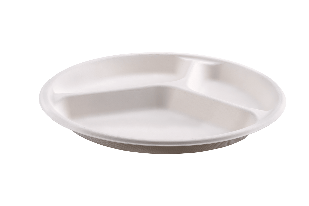 10" 3CP ROUND PLATE (PER BOX 1000 PCS )