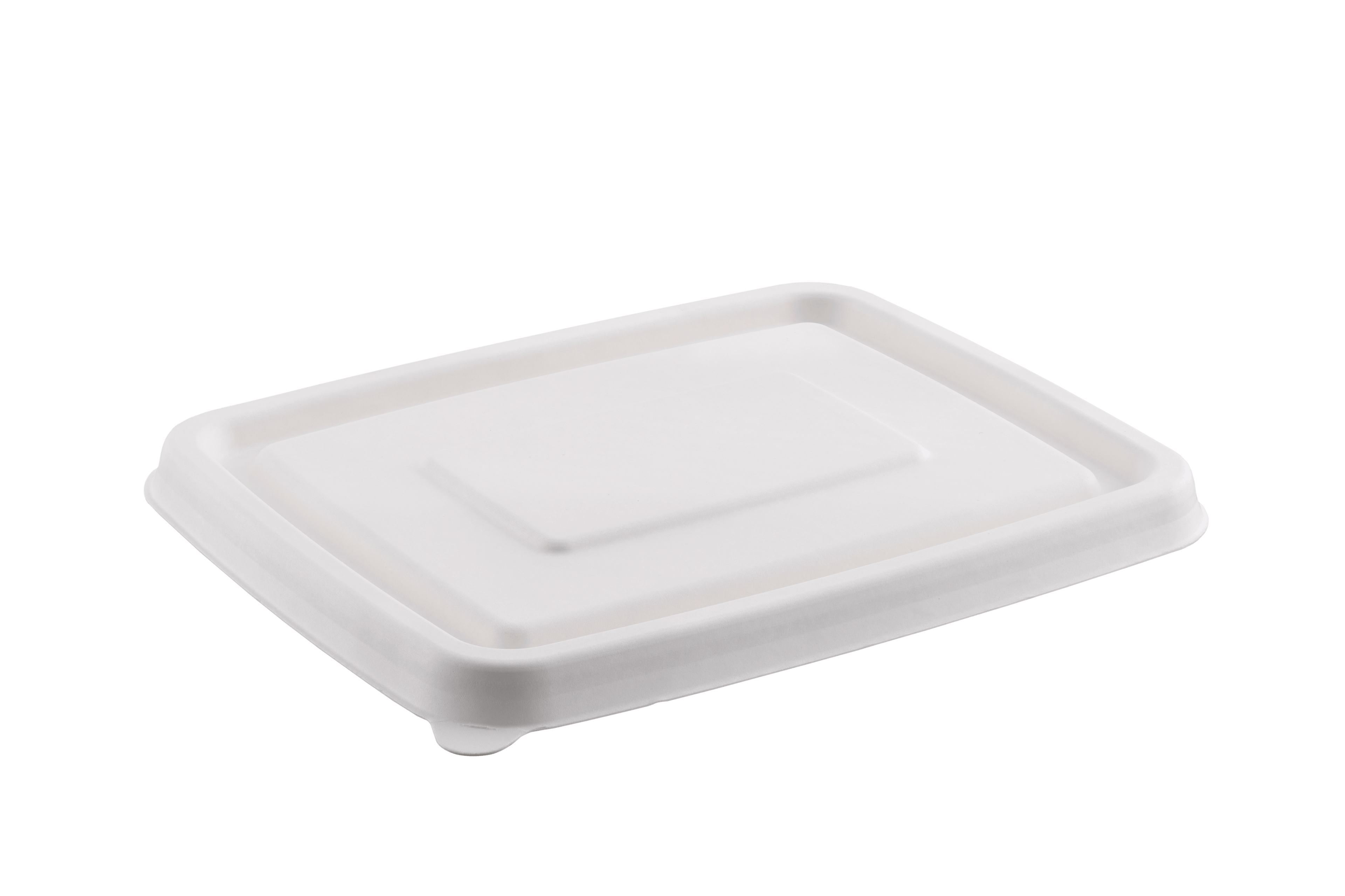 750 Ml Rectangle Bagasse Food Container Lid
